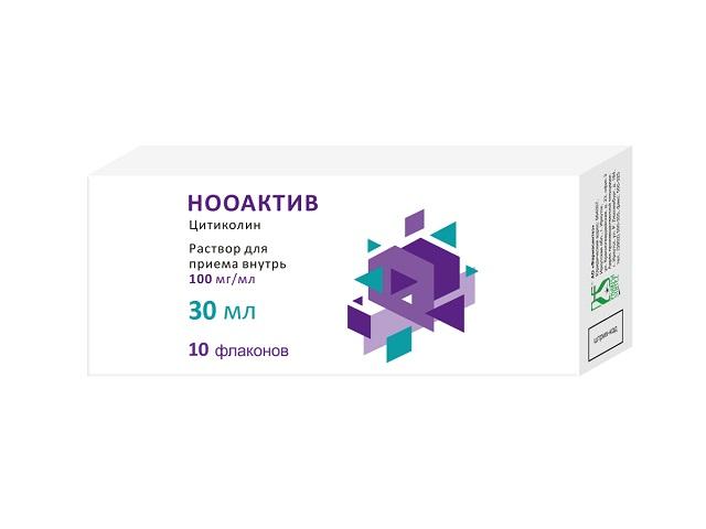 нооактив 0,1/мл 30мл n10 флак р-р д/приема внутрь