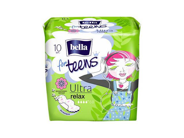 белла прокладки тинс релакс ультра део №10 [bella teens]