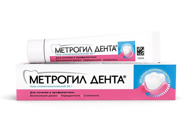 метрогил дента 20г. гель д/десен 1065