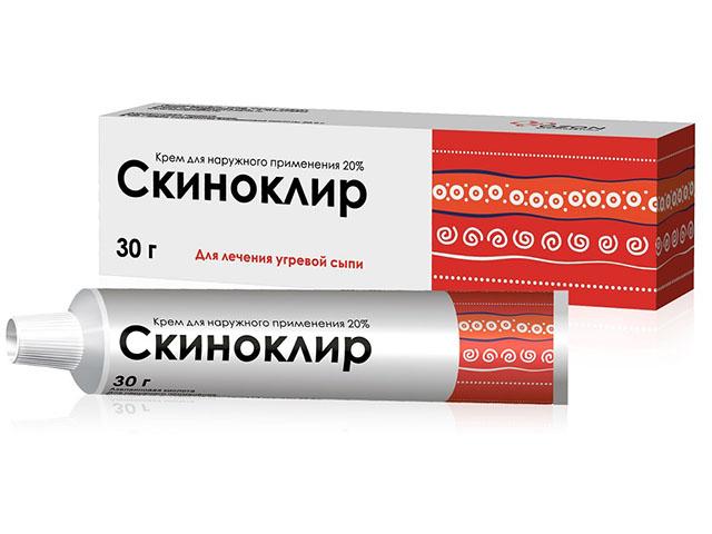 скиноклир 20% 30г. крем д/нар.прим. 8959