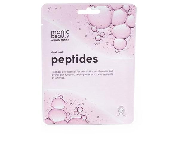 monic beauty skin code тканевая маска для лица пептиды 25мл