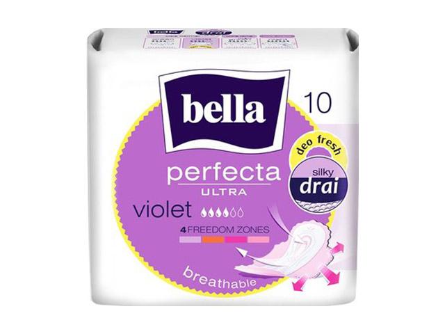 белла прокладки перфекта ультра виолет део фреш силки драй №10 [bella]