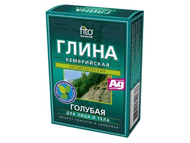 глина кембрийская голубая 100г. кор.