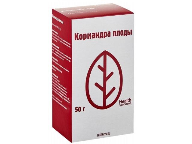кориандра плоды 50г. /здоровье/ 0624
