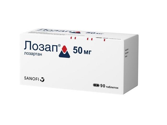 лозап 50мг. №90 таб. п/о