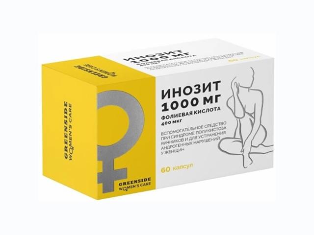 инозит+фолиевая кислота 520мкг №60 капс.