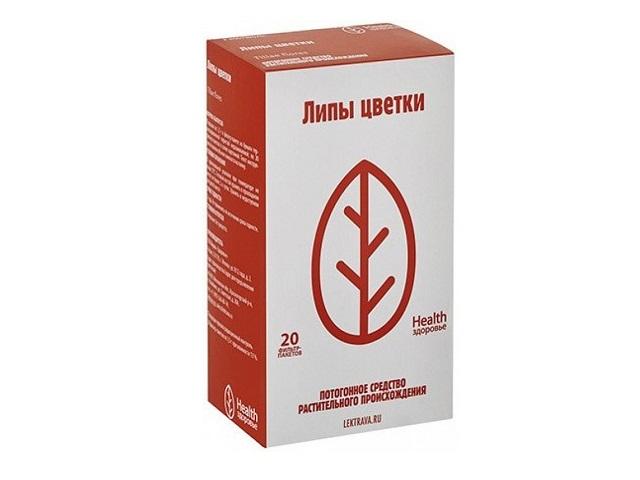 липы цветки 1,5г. №20 пак. /здоровье/