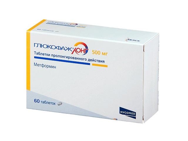 глюкофаж лонг 500мг. №60 таб. /никомед/ 0949