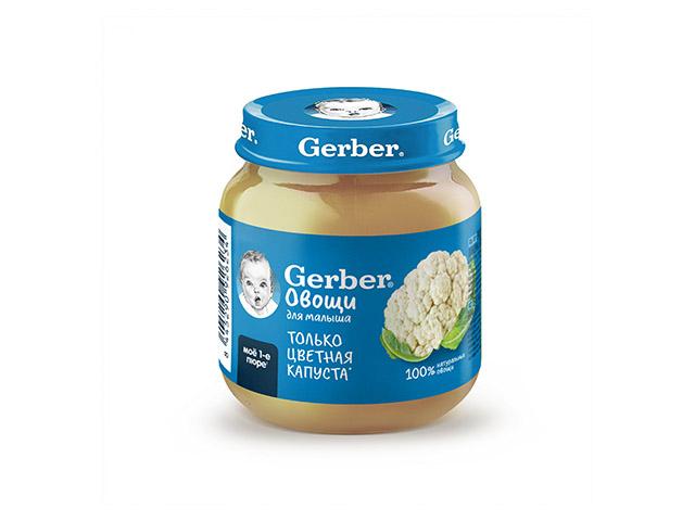 гербер пюре 125г. цветная капуста [gerber]