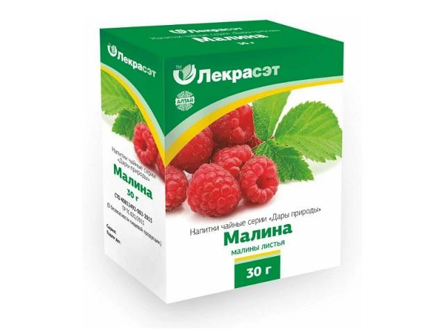 малина лист 30г. напиток чайный