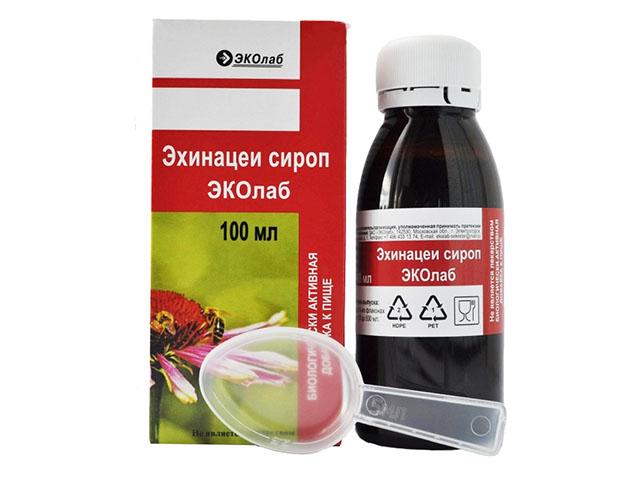 эхинацея сироп 100мл. /эколаб/