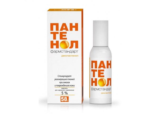 пантенол-спрей 58г. аэрозоль /фармстандарт/ 5540