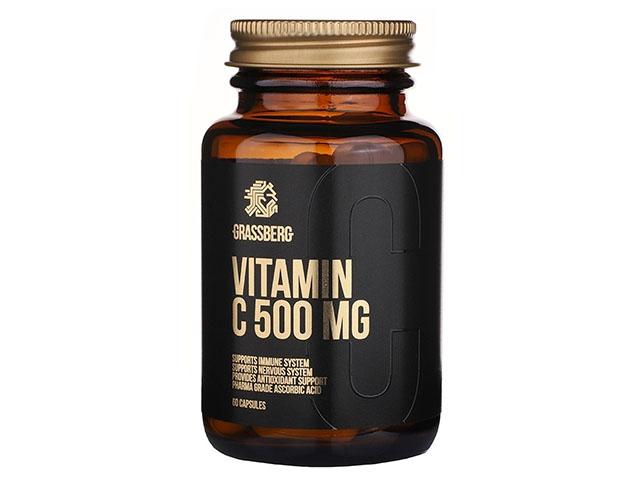 грассберг витамин с 500мг капс. №60 (grassberg)