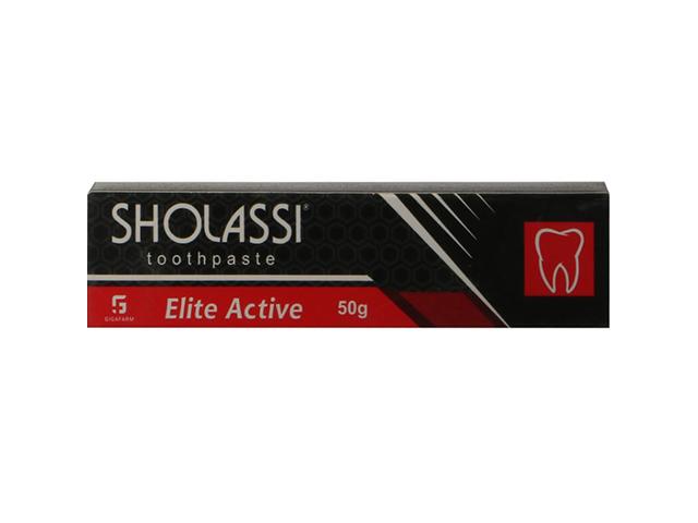 sholassi thoothpaste elite active з/паста от кровоточивости десен 50г