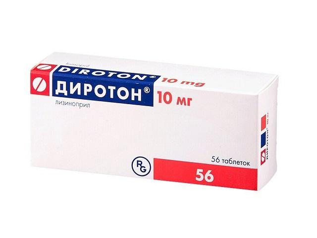 диротон 10мг. №56 таб. /гедеон рихтер/