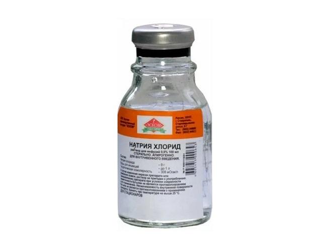 натрия хлорид 0,9% 100мл. №28 р-р д/инф. /эском/ 6324