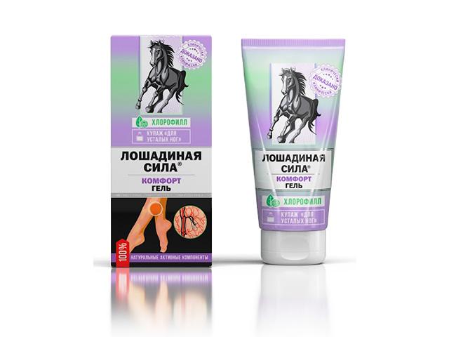 лошадиная сила комфорт-гель д/ног тонизир. 125мл.
