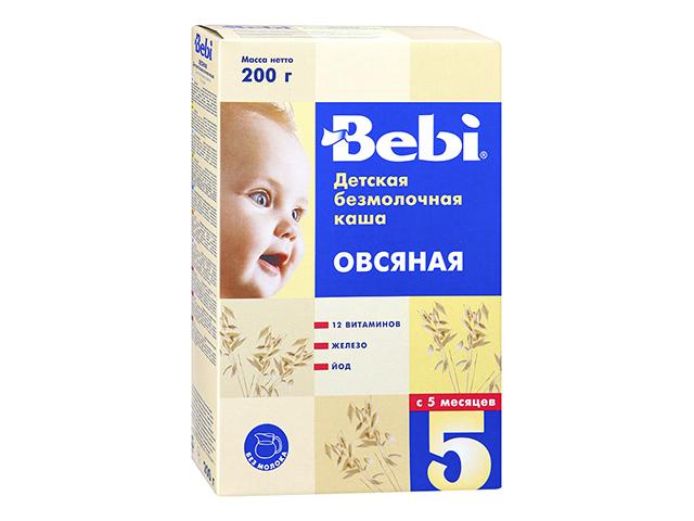 беби каша 200г. овсянка б/мол. 5+