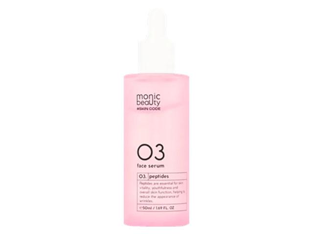 monic beauty skin code 03. пептиды сыворотка для лица, 50мл
