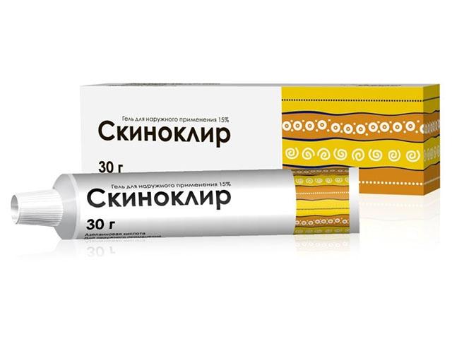 скиноклир 15% 30г. гель д/нар.прим. 8942