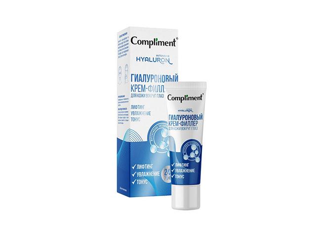 compliment hyaluron гиалуроновый крем-филлер д кожи в глаз 25мл 915625