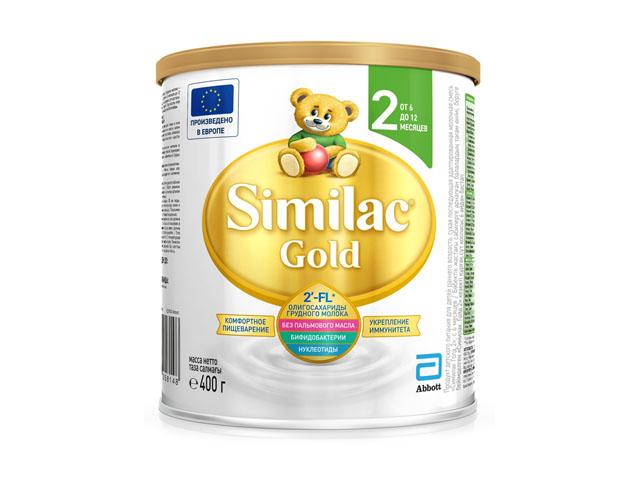 симилак голд 2 смесь д/детей 400г. [similac]
