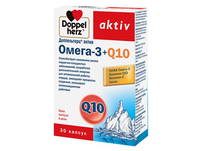 доппельгерц актив омега-3+q10 №30 капс.