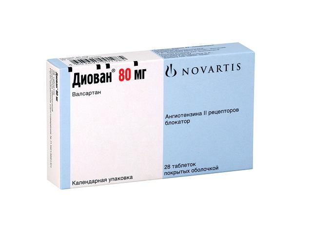диован 80мг. №28 таб. п/о