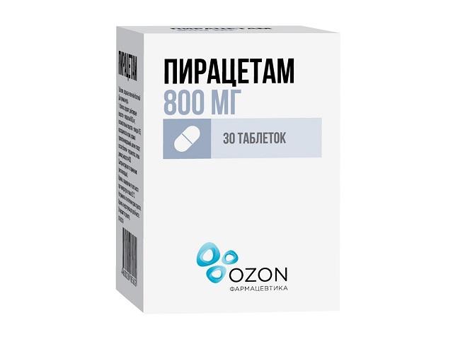 пирацетам 800мг. №30 таб. /озон/ 4220