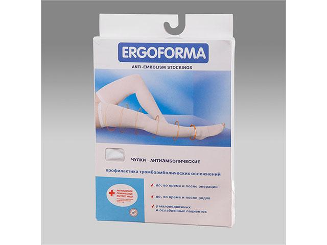эргоформа чулки а/эмболич. р.3(l) бел. /арт.213/ [ergoforma]