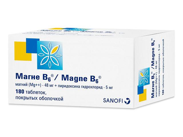 магне в6 №180 таб. п/о 7431