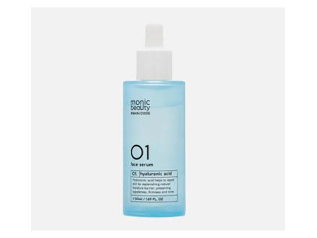 monic beauty skin code 01 гиалуроновая кислота сыворотка для лица, 50мл