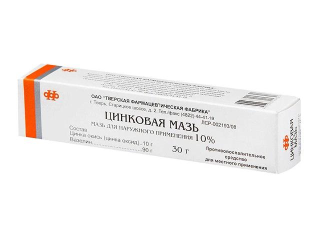 цинковая 10% 30г. мазь /тверская фф/