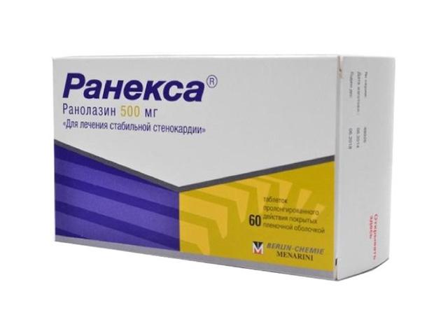 ранекса 500мг. №60 таб. п/п/о пролонг. 5118