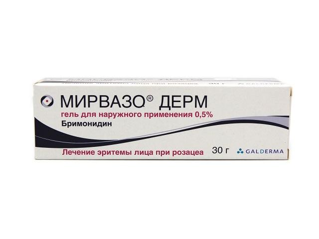 мирвазо дерм гель 0,5% 30г. 7641