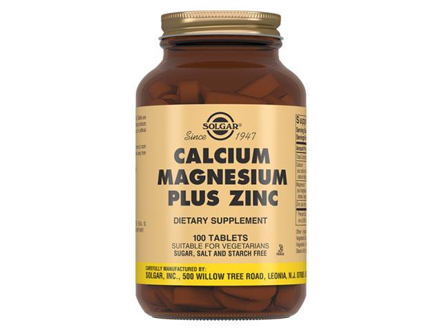 солгар кальций+магний+цинк №100 таб.