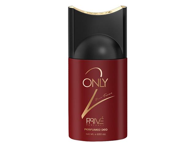 prive дезодорант-спрей жен only 2 pour femme 250ml