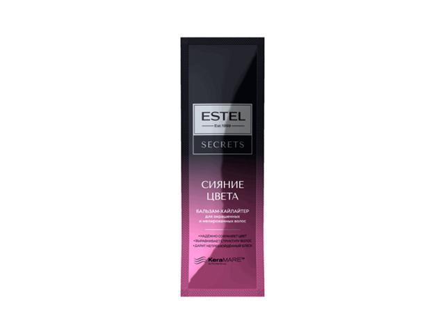 estel secrets саше бальзам-хайлайтер  д/окраш,мелир волос сияние цвета 10мл es s b10