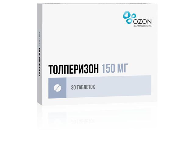 толперизон 150мг. №30 таб. п/о /озон/