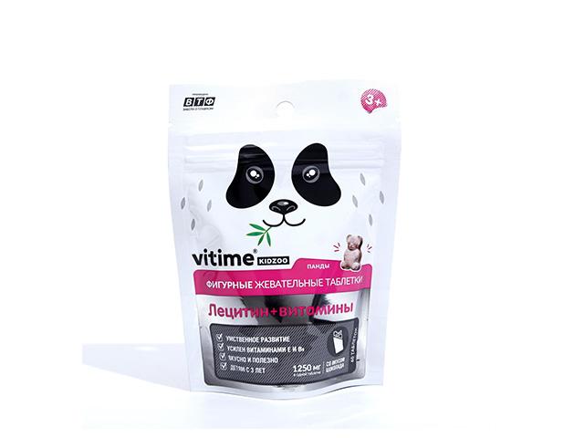 vitime kidzoo лецитин n60 табл жеват по 1250мг/шоколад