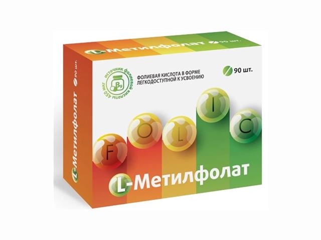 l-метилфолат 165мг №90 таб п/о