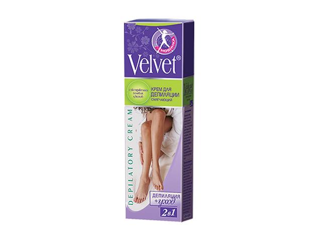 вельвет депил. крем 2в1 смягчающий 100мл. 7123 [velvet]