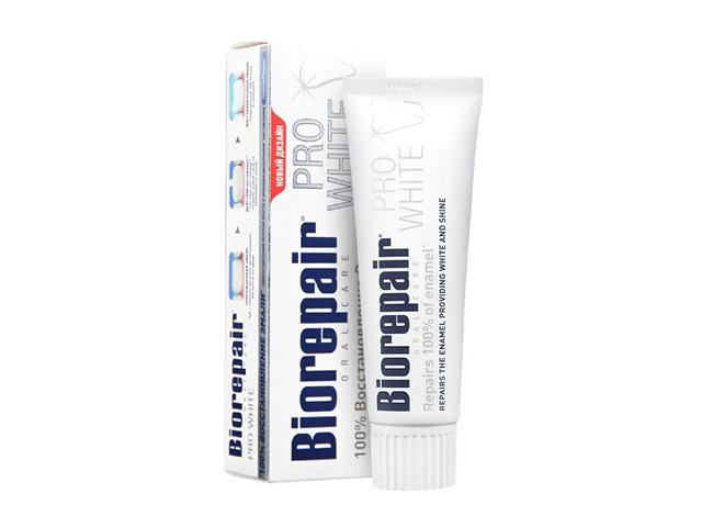 biorepair зубная паста сохраняющая белизну pro white plus 75 мл