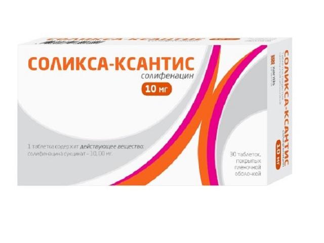 соликса-ксантис 10мг №30 таб. п/п/о