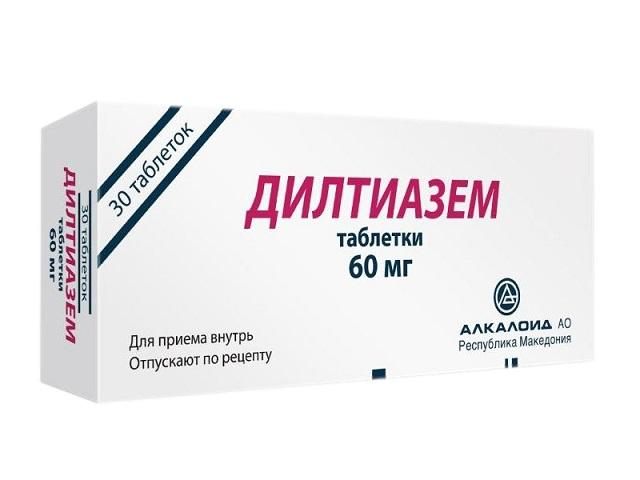 дилтиазем 60мг. №30 таб.