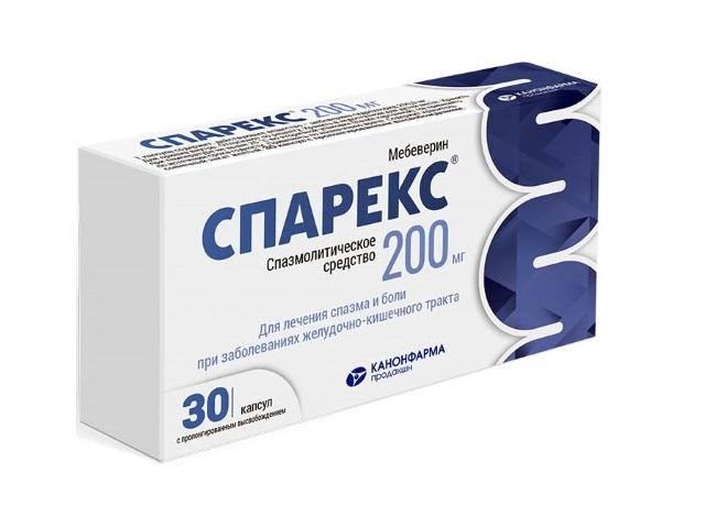 спарекс 200мг. №30 капс. прол.дейст. /канонфарма/