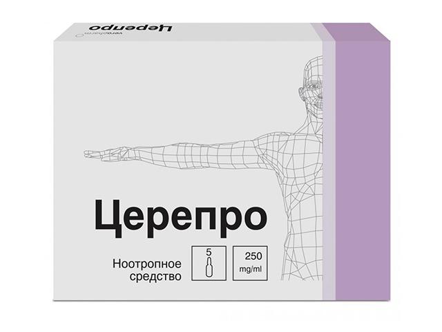 церепро 250мг/мл. 4мл. №5 амп. /верофарм/