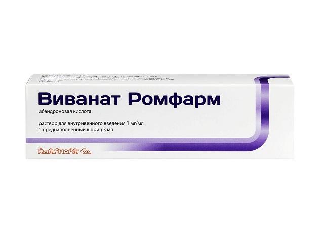 виванат ромфарм 1мг/мл 3мл. шприц р-р д/в/в 2883