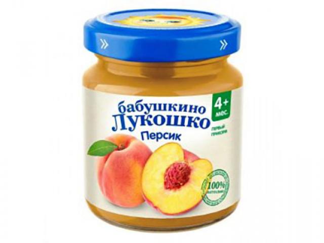 б.лукошко пюре 100г. персик