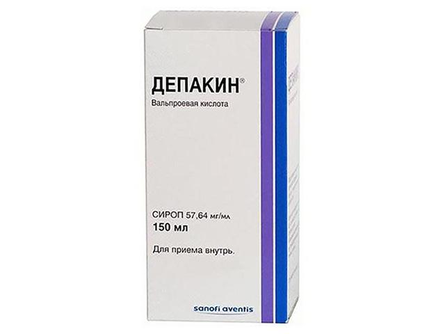депакин 5,7% 150мл. сироп 6241